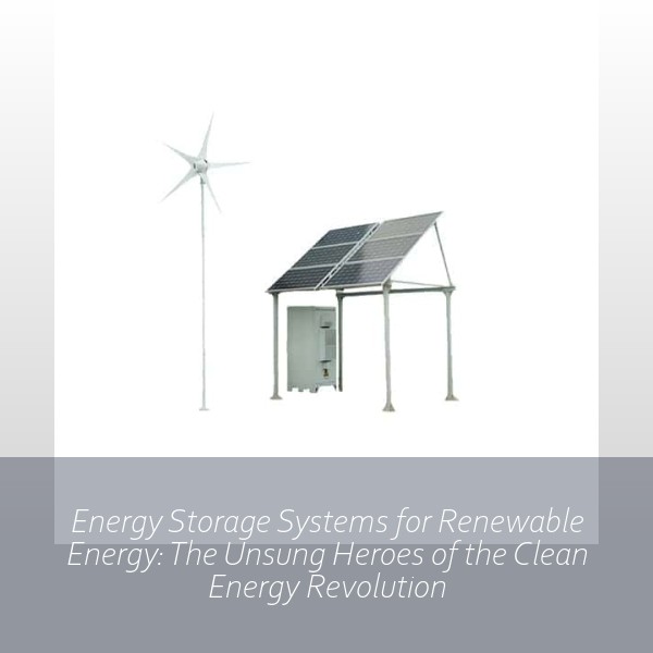 Energy Storage Systems for Renewable Energy: The Unsung Heroes of the Clean Energy Revolution